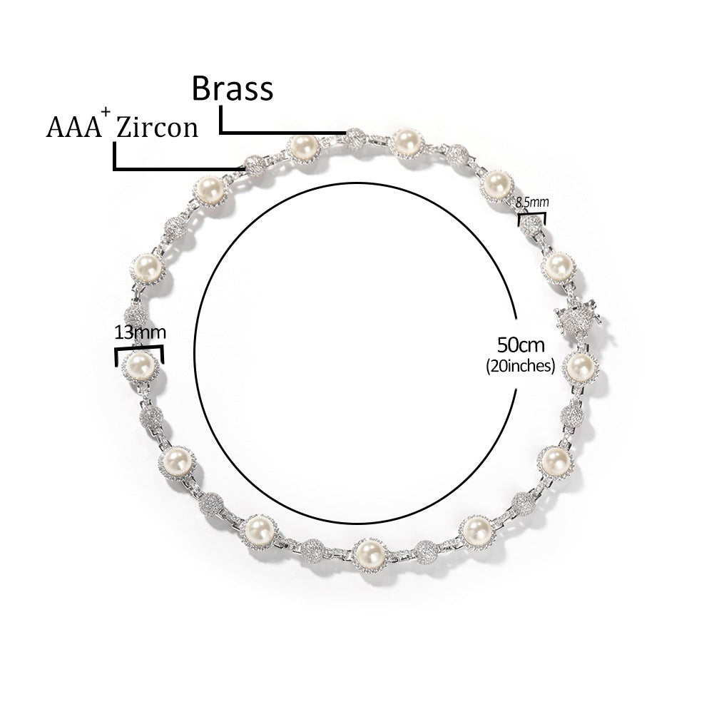 Iced Pearl Chain