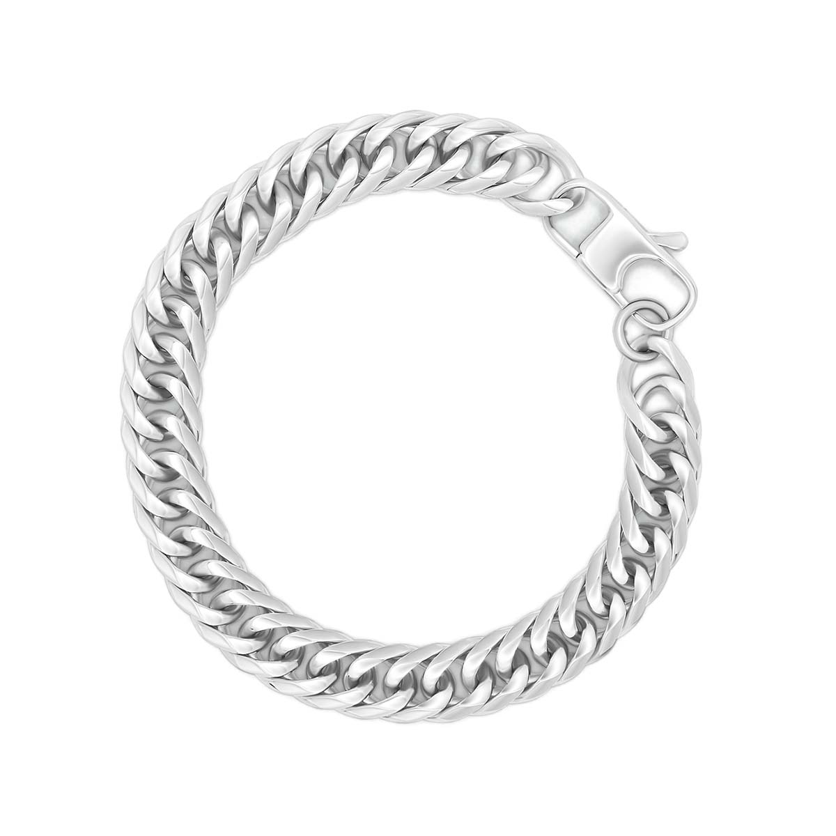 Cuban Link Bracelet - Silver 10mm