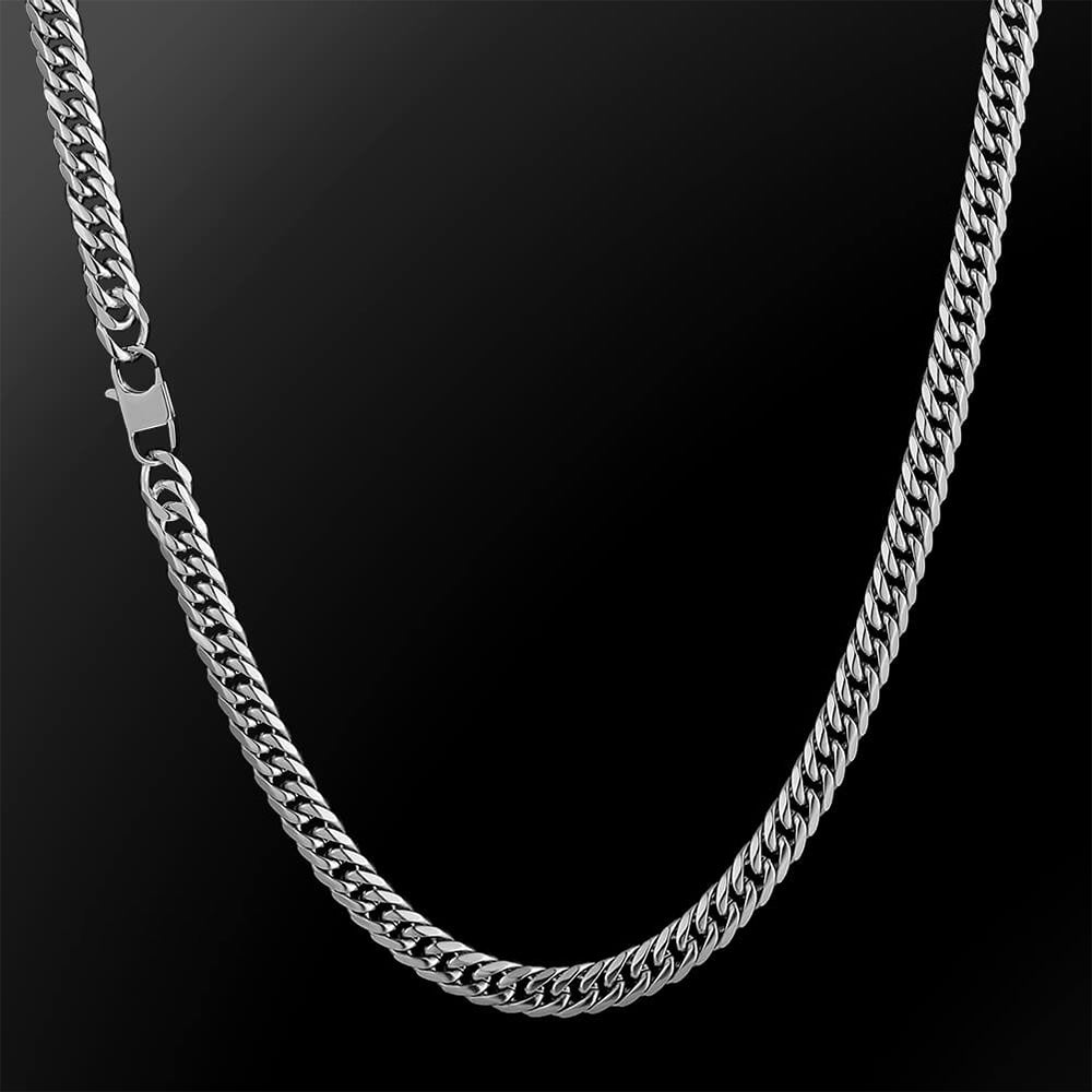 Cuban Link Chain - Silver 5mm