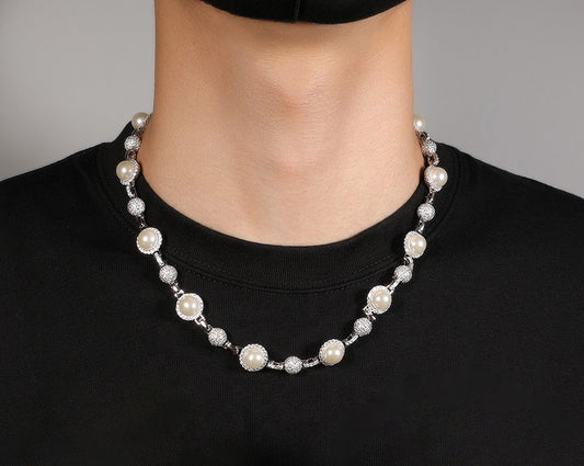 Iced Pearl Chain