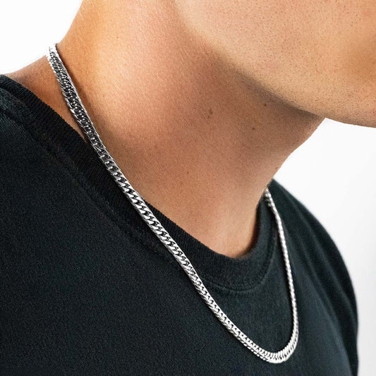 Cuban Link Chain - Silver 5mm