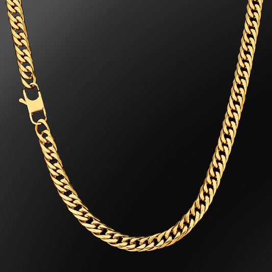 Cuban Link Chain - 18K Gold 12mm