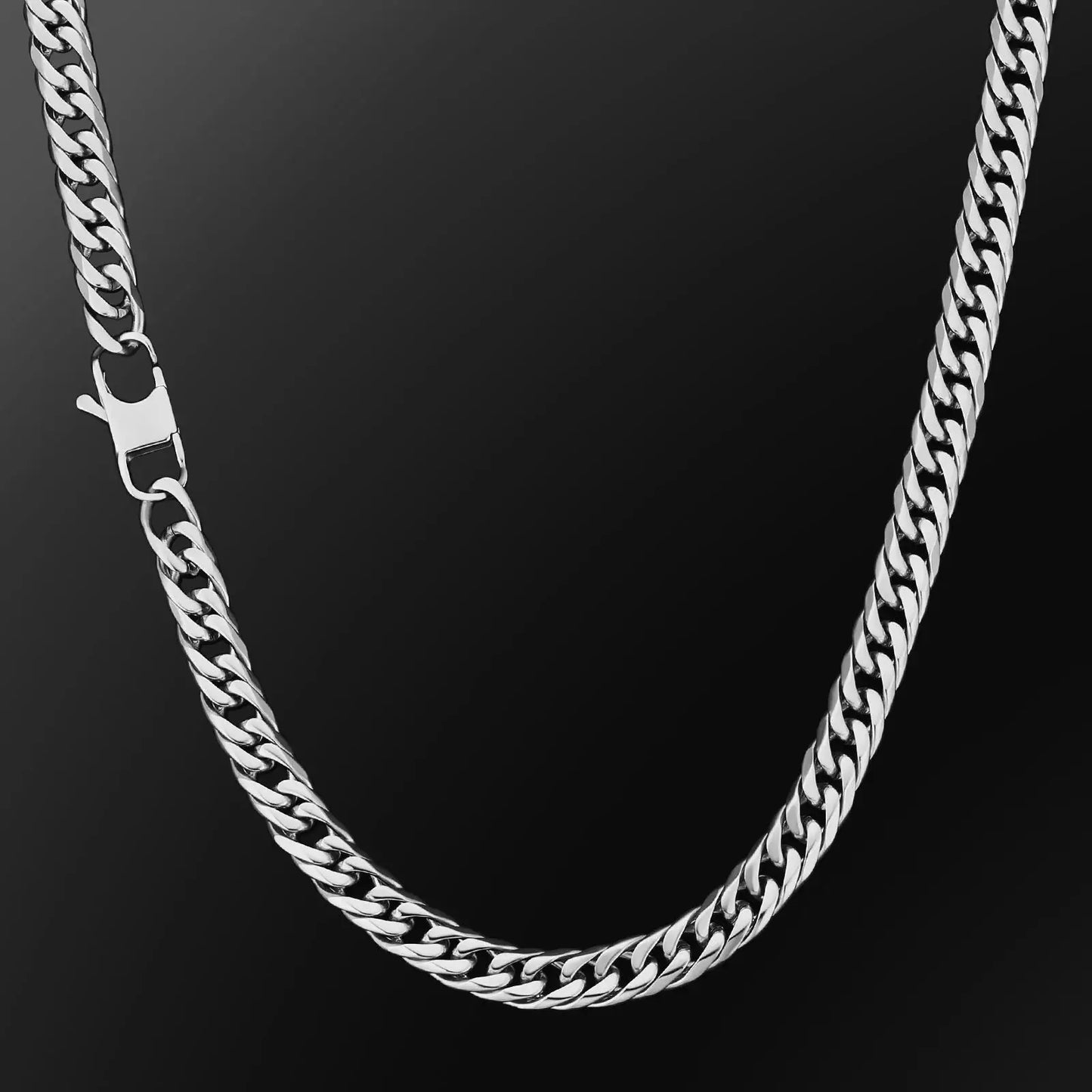 Cuban Link Chain - Silver 12mm