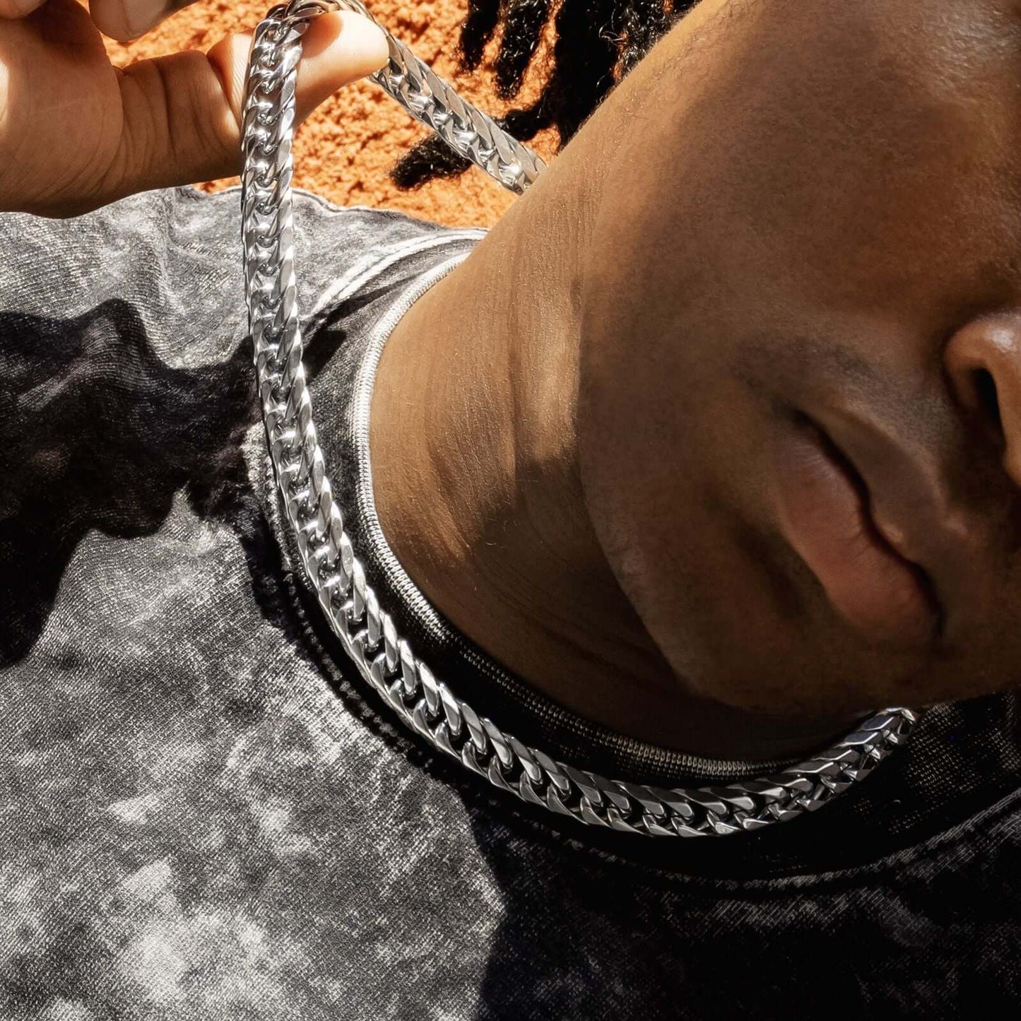 Cuban Link Chain - Silver 12mm