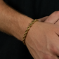 Rope Bracelet - 18K Gold 6mm